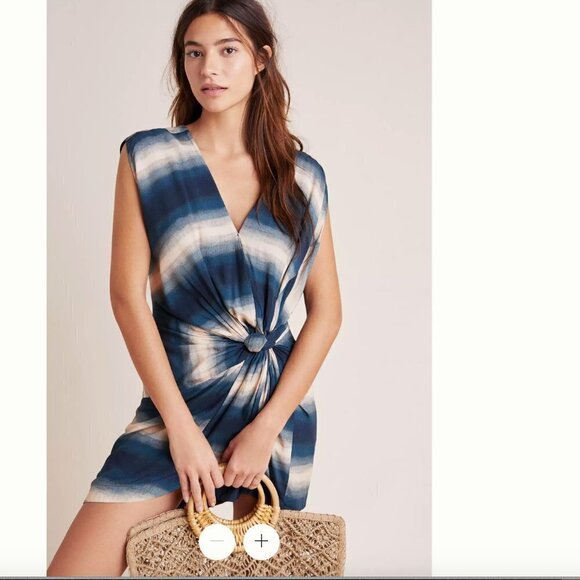 Anthropologie x ViX Lake Marissa Caftan summer dress NWOT Medium JB - Picture 3 of 9